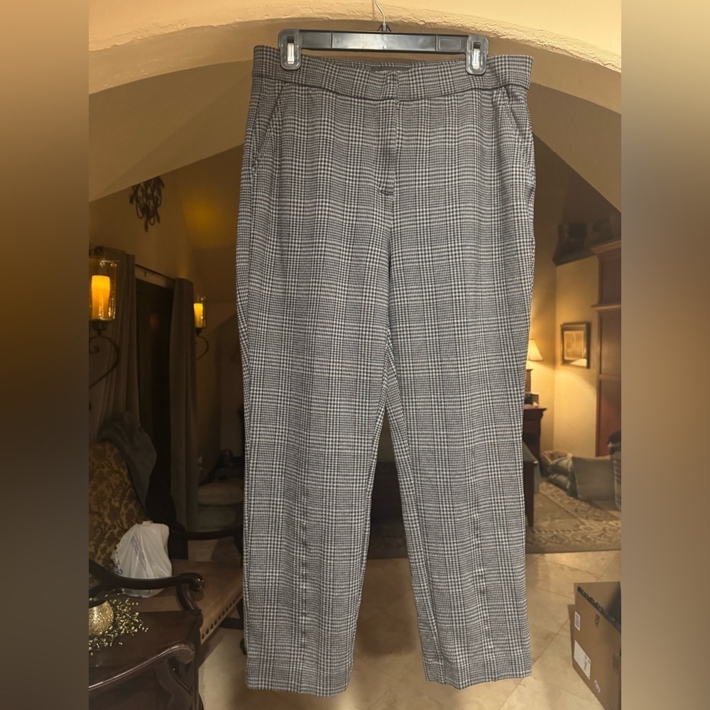 Banana Republic Women's Glen Plaid Dress Pants Size 10